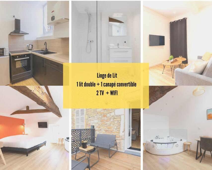 Appartement Cabana & L'Escapade Sud Maconnaise - Terrasse & Parking Extérieur photo